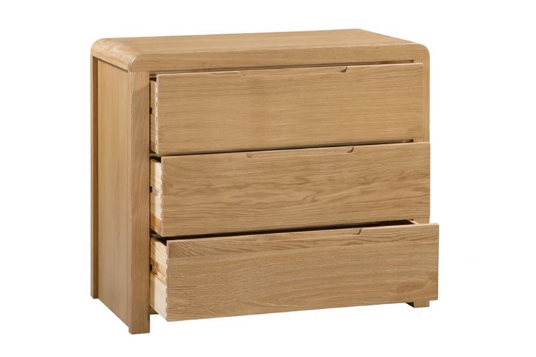 Curve 3 Drawer Chest