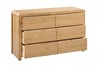 Curve 6 Drawer Wide Chest