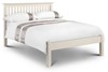 Barcelona White Low Foot End Bed Frame
