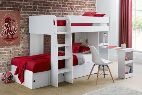 Eclipse Bunkbed - White 