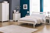 Salerno Cream Wooden Bed Frame