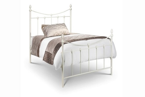 Rebecca Bed - 3'0 Single Stone White 