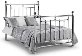 Empress Chrome Bed - 4'6 Double 