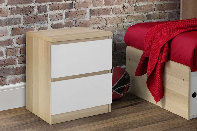 Jupiter 2 Drawer Bedside