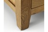 Marlborough Oak Twin Pedestal Dressing Table