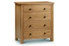 Marlborough Oak 4 Drawer Chest