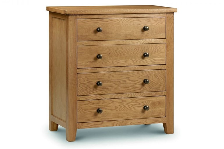 Marlborough Oak 4 Drawer Chest