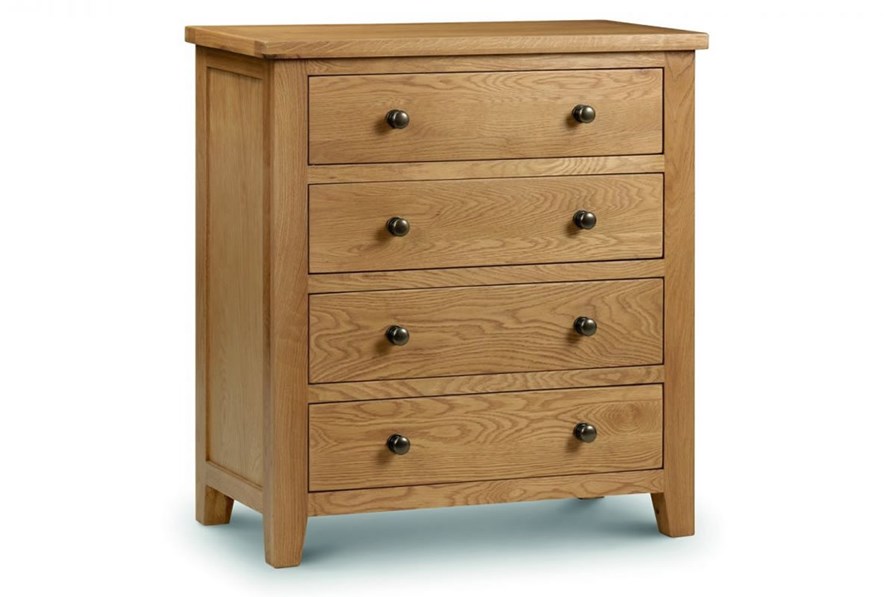 Marlborough Oak 4 Drawer Chest