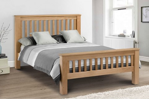 Amsterdam Oak Bed - 4'6'' Double 