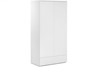 Monaco White 2 Door Combination Wardrobe