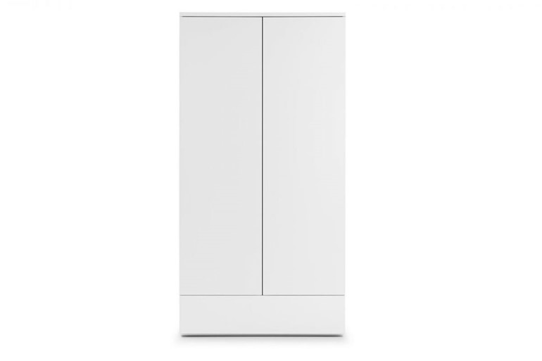 Monaco White 2 Door Combination Wardrobe